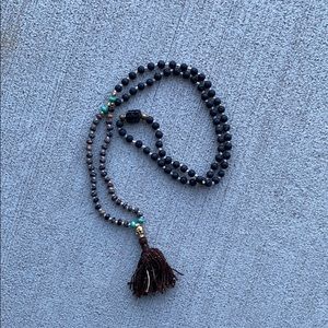 Lava Stone, Black Obsidian & Turquoise 🖤